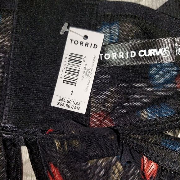 Torrid SEXY RUCHED MESH RUFFLE UNDERWIRE BRA 38/40, D/DD - Picture 7 of 7